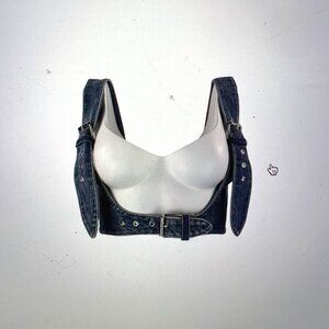 Denim Harness Vest